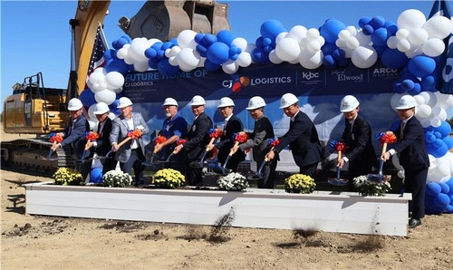 일리노이 물류센터 착공식. 연합뉴스